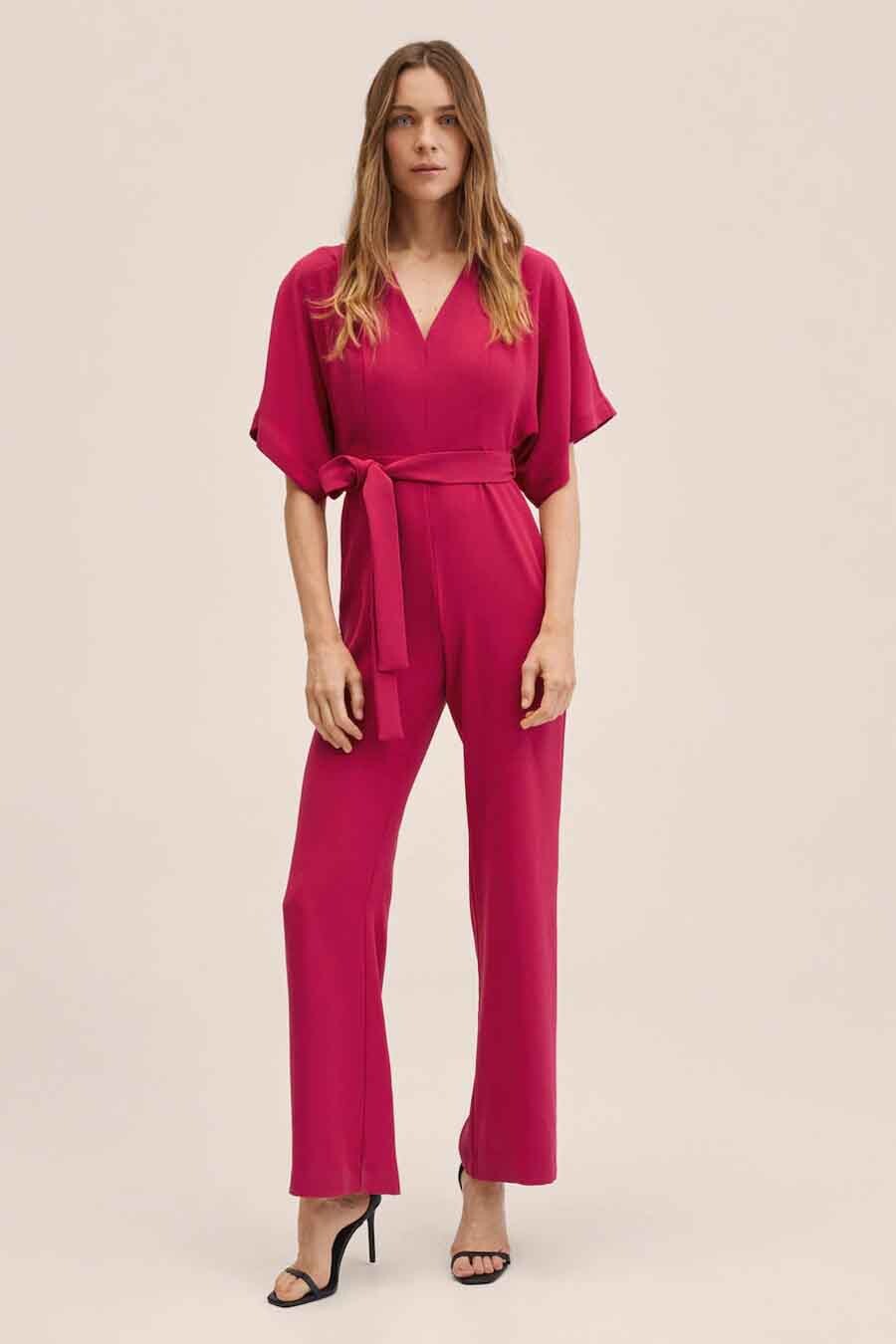 Mango pink jumpsuit online